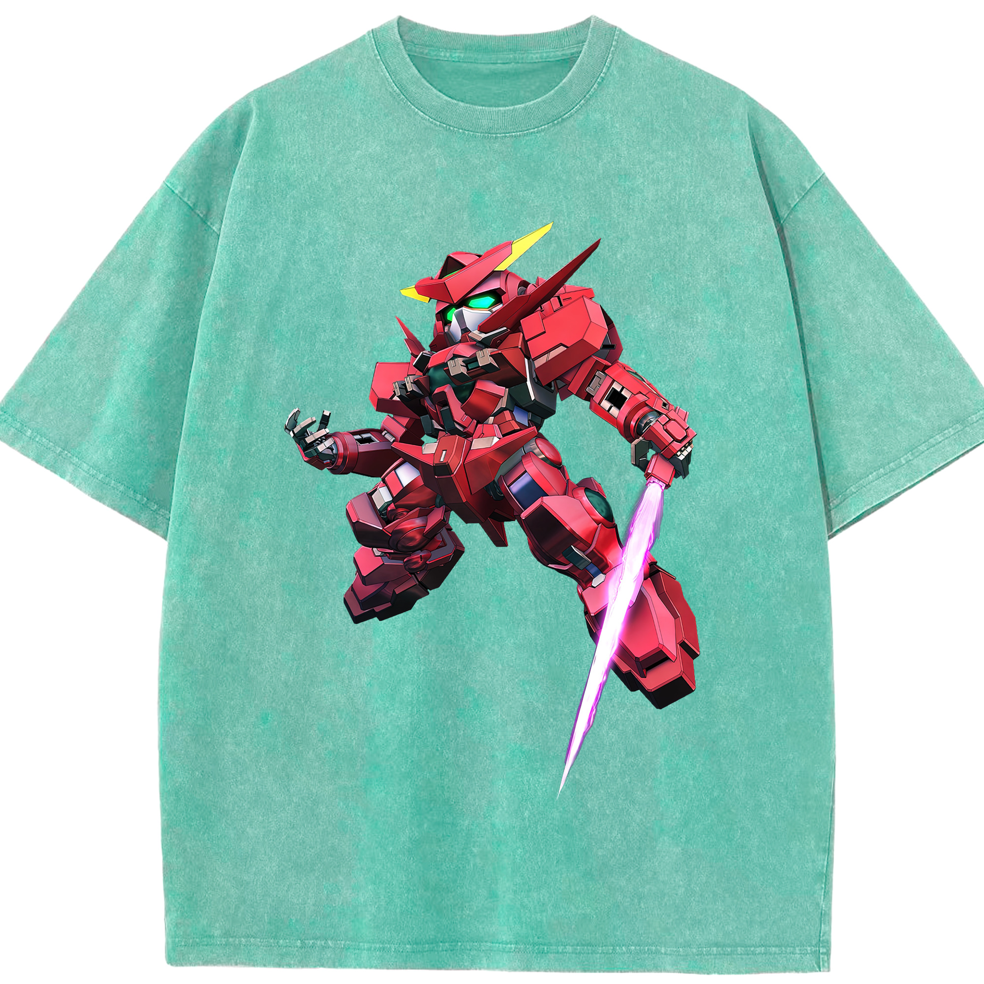 （画像用） 機動戦士ガンダム Mobile Suit Gundam 綿100% ヴィンテージ風 半袖Tシャツ（フロントプリント）